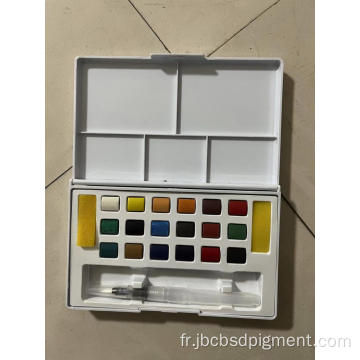 Gâteaux aquarelles à 18 couleurs pour l&#39;enfant